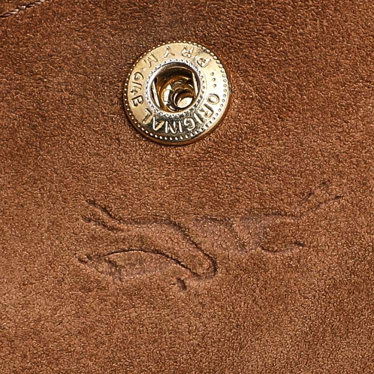 مملوكة مسبقًا Longchamp Brown Nylon And Leather Medium Le Pliage Tote