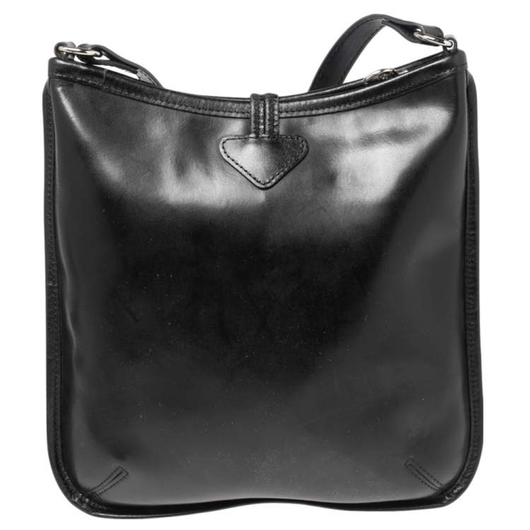 مملوكة مسبقًا Longchamp Black Leather Roseau Shoulder Bag