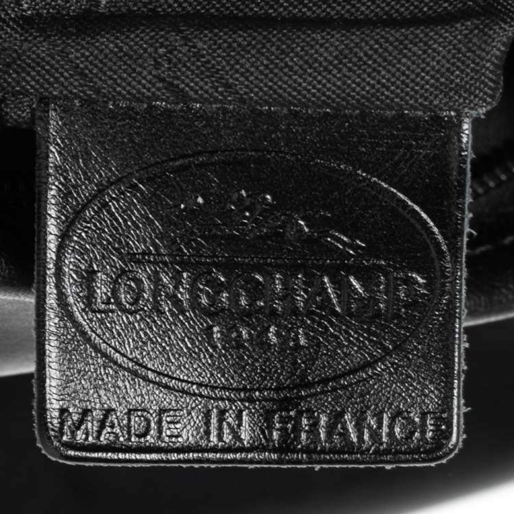 مملوكة مسبقًا Longchamp Black Leather Roseau Shoulder Bag