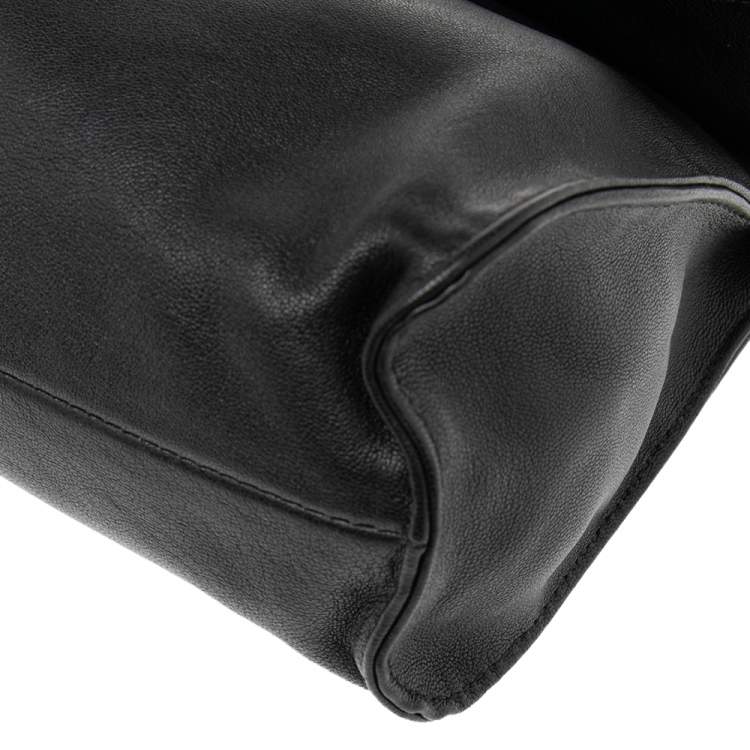 مملوكة مسبقًا Longchamp Black Leather Shoulder Bag