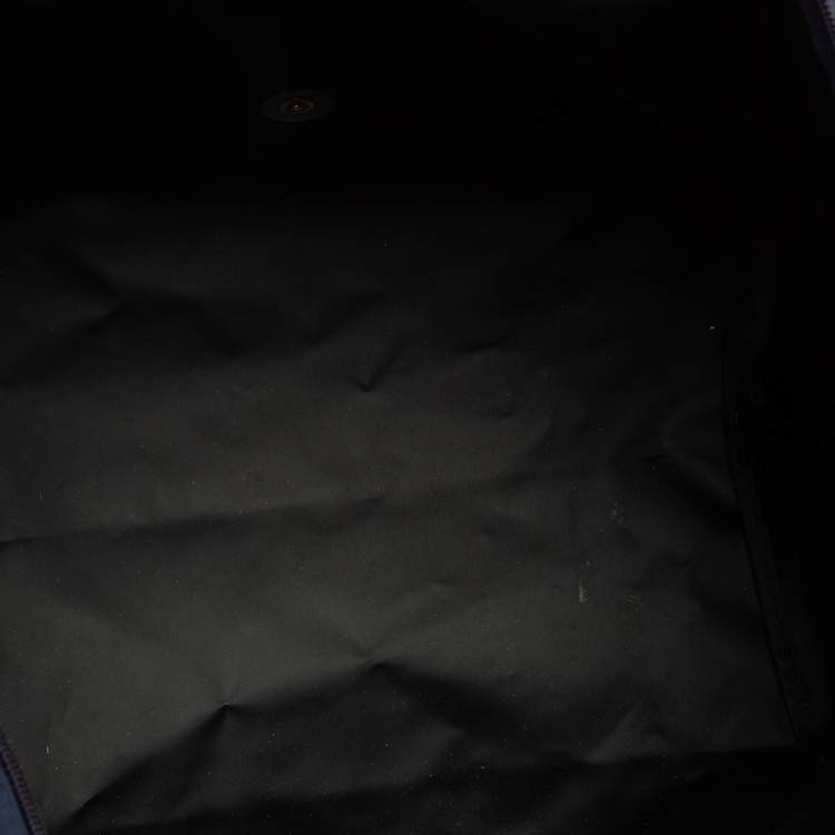 مملوكة مسبقًا Longchamp Navy Blue Nylon Le Pliage Tote
