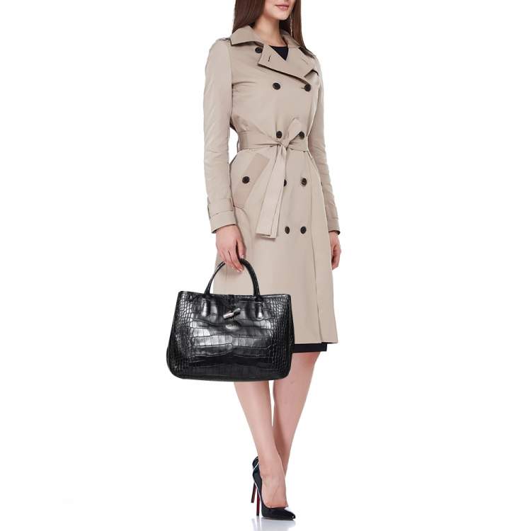 Longchamp Roseau Shoulder Bag - Black Totes, Handbags - WL866967