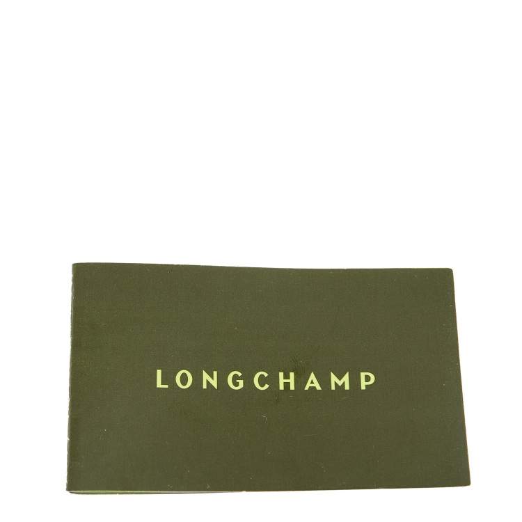Pre Owned Longchamp Beige Leather Mailbox Tote
