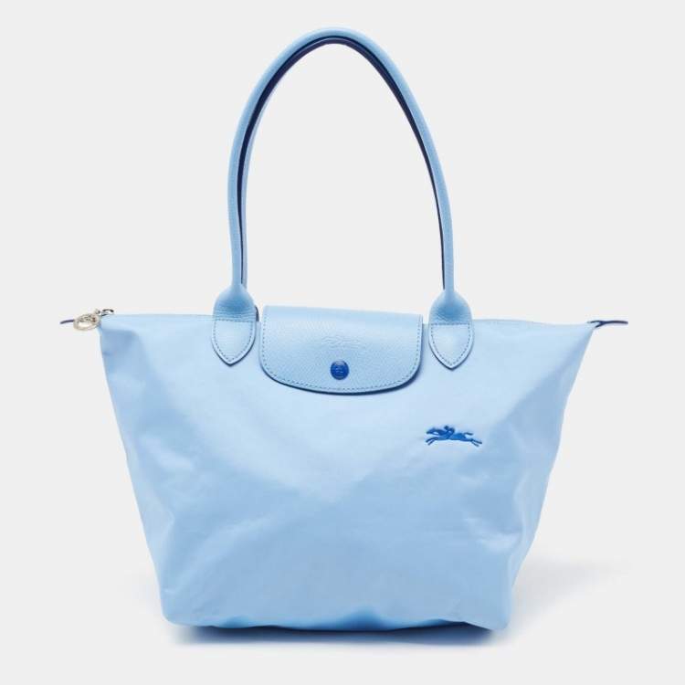 Longchamp, Bags, Longchamp Womens Baby Blue Le Pliage Hobo Bag