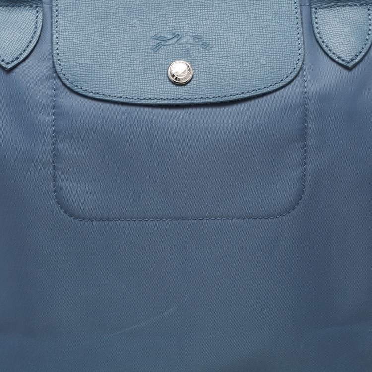 مملوكة مسبقًا Longchamp Grey Nylon Le Pliage Tote