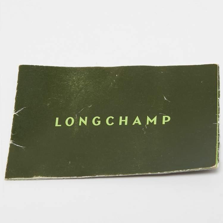 Pre Owned Longchamp Red Croc Embossed LeatherTote