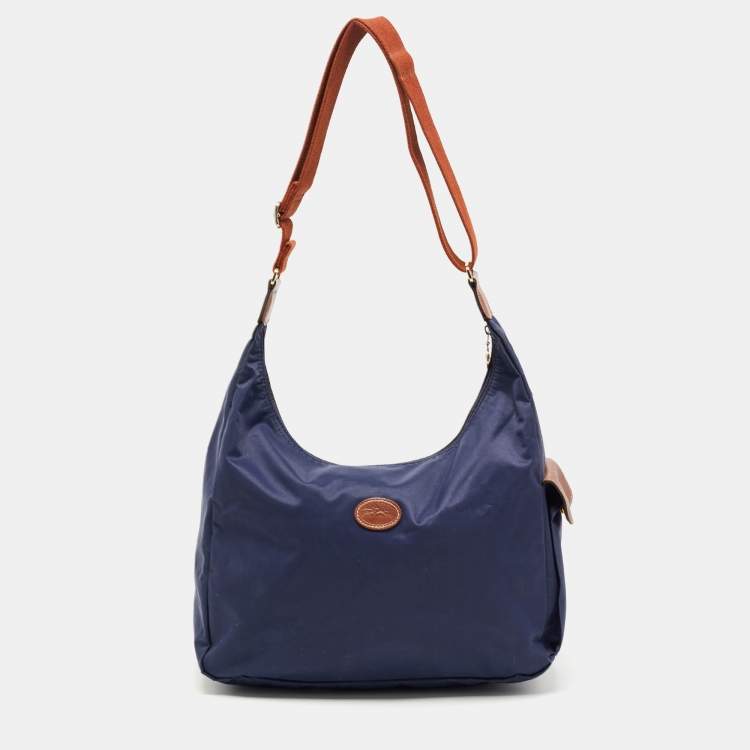 Longchamp Le Pliage Hobo Bag - Purple Hobos, Handbags - WL828494