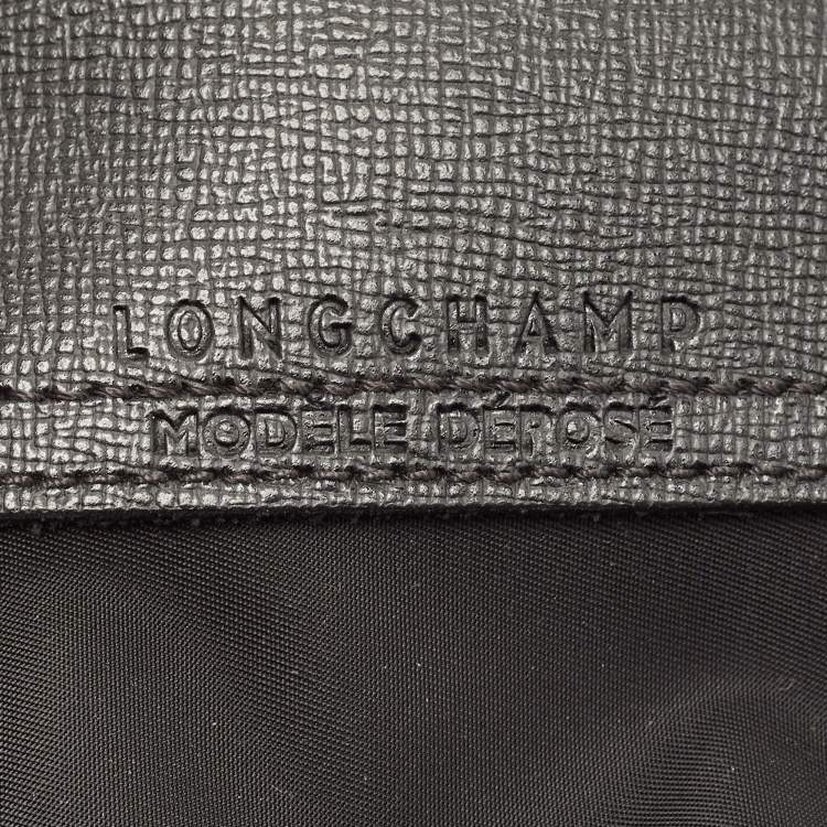 Pre Owned Longchamp Black Nylon Small Le Pliage Tote