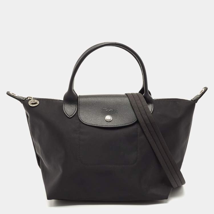 Longchamp Black Nylon Small Le Pliage Tote Longchamp The Luxury Closet