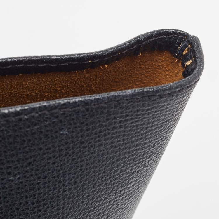 Pre Owned Longchamp Midnight Blue Leather Shop It Tote