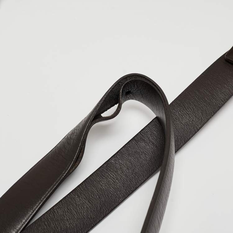 Pre Owned Longchamp Brown Leather Balzane Crossbody Bag