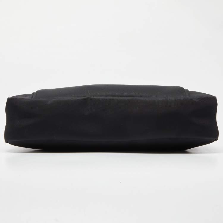 مملوكة مسبقًا Longchamp Black Nylon and Leather Messenger Bag
