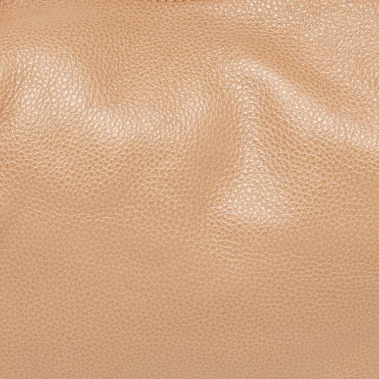 Pre Owned Longchamp Brown Faux Leather Le Foulonne Hobo