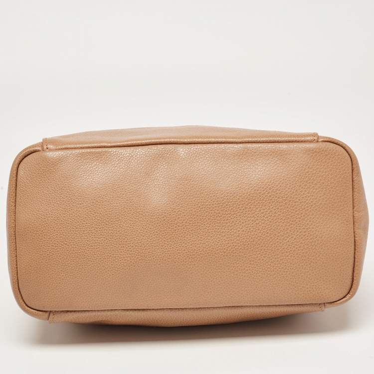 Pre Owned Longchamp Brown Faux Leather Le Foulonne Hobo