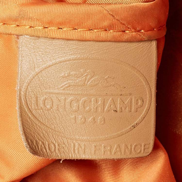 Pre Owned Longchamp Tan Leather Legende Satchel