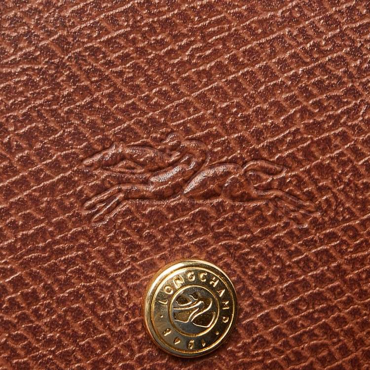 Pre Owned Longchamp Pink/Brown Nylon and Leather Le Pliage Backpack