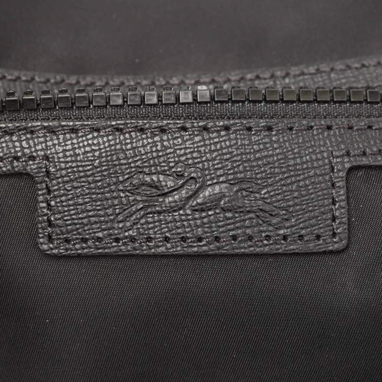 Pre Owned Longchamp Black Nylon Le Pliage Neo Bucket Shoulder Bag