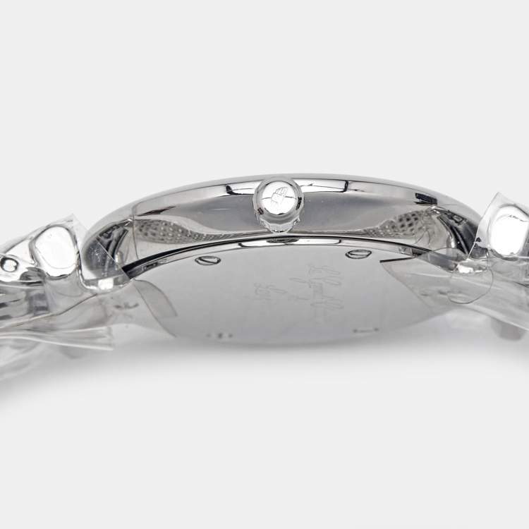 Pre Owned Longines Silver Dial Stainless Steel La Grande Classique De Longines L42094716 Women's Wristwatch 24 mm
