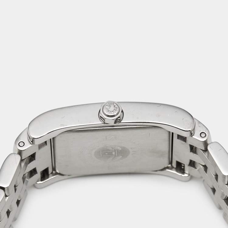 Pre Owned Longines White Stainless Steel Dolce Vita L5.155.4.16.6 Women's Wristwatch 19.80 mm