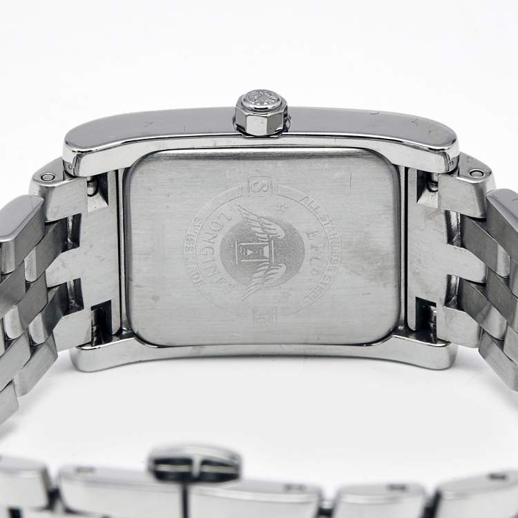 Pre Owned Longines White Stainless Steel Dolce Vita L5.155.4.16.6 Women's Wristwatch 19.80 mm
