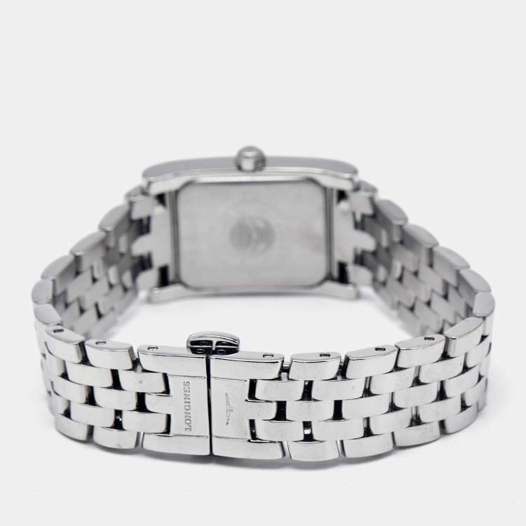 Pre Owned Longines White Stainless Steel Dolce Vita L5.155.4.16.6 Women's Wristwatch 19.80 mm