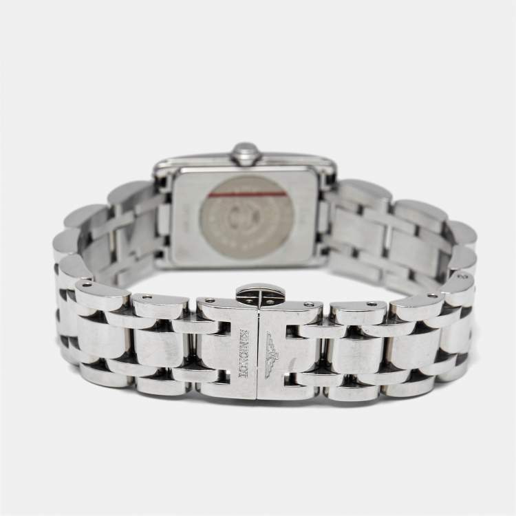 Pre Owned Longines DolceVIta L5.258.4.87.6 Mother Of Pearl Diamond Stainless Steel Women's Wristwatch 17.70 mm