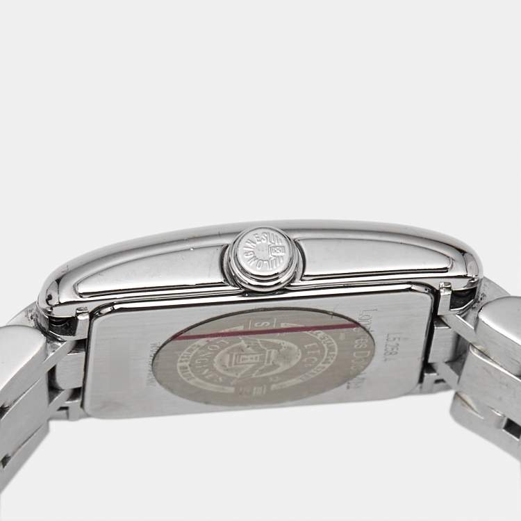 Pre Owned Longines DolceVIta L5.258.4.87.6 Mother Of Pearl Diamond Stainless Steel Women's Wristwatch 17.70 mm