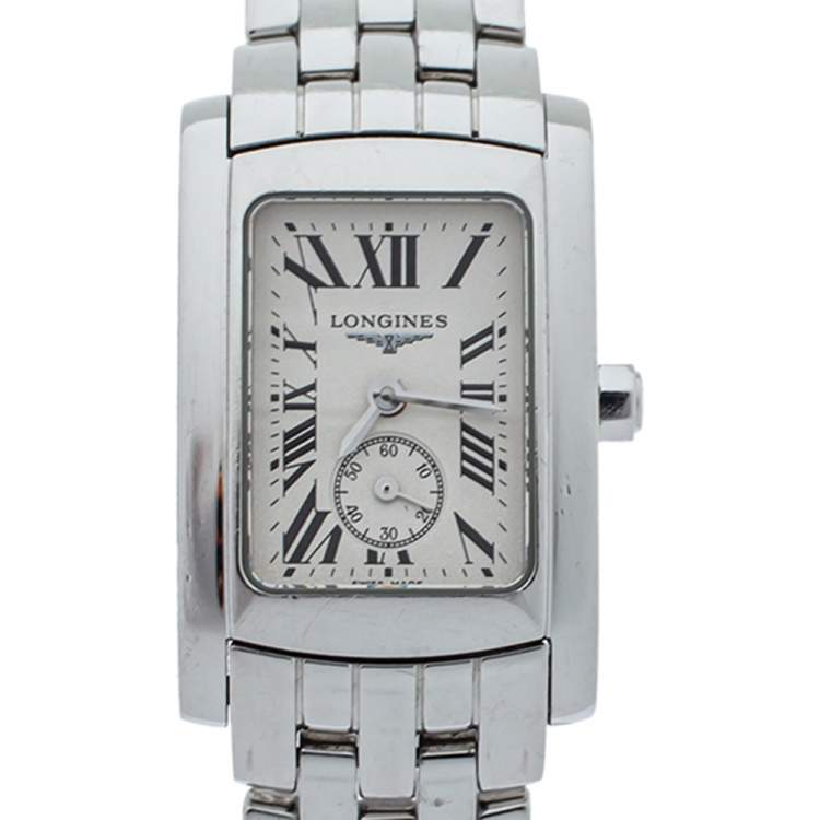 Pre Owned Longines Silver Stainless Steel Dolce Vita L51554716 Women’s Wristwatch 20 mm