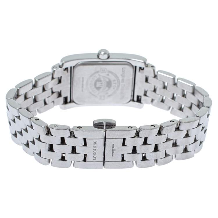 Pre Owned Longines Silver Stainless Steel Dolce Vita L51554716 Women’s Wristwatch 20 mm