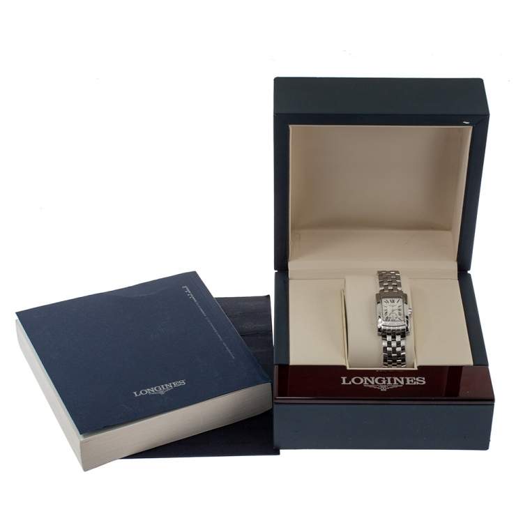 Pre Owned Longines Silver Stainless Steel Dolce Vita L51554716 Women’s Wristwatch 20 mm