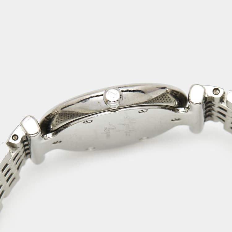 Pre Owned Longines White Stainless Steel La Grande Classique De Longines L4.209.4.11.6 Women's Wristwatch 24 mm