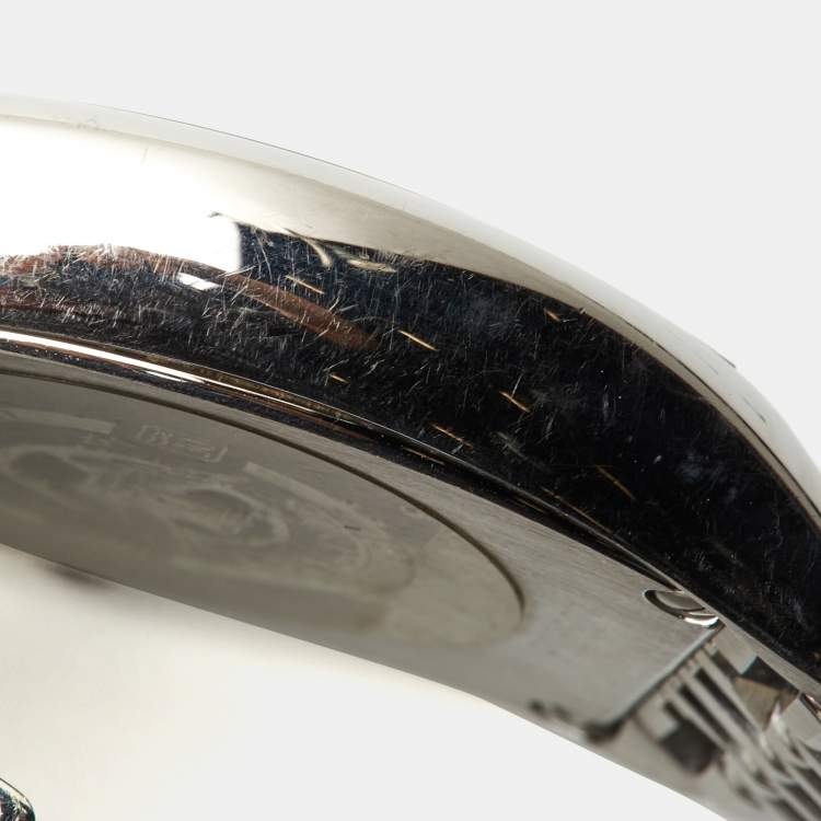 Pre Owned Longines Silver Stainless Steel Evidenza L2.642.4.73.6 Women's Wristwatch 33.10 mm