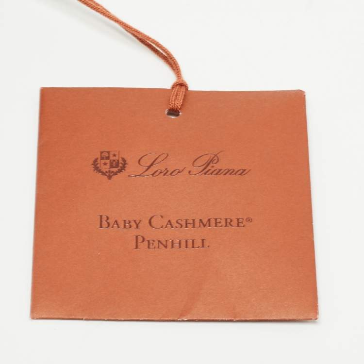 Pre Owned Loro Piana Green Baby Cashmere Knit Penhill Beanie Hat