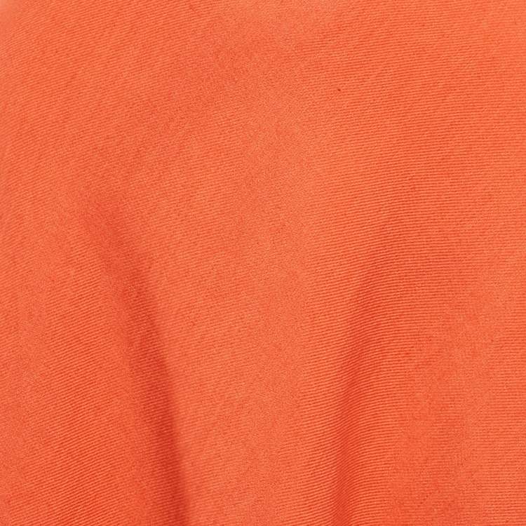 Pre Owned Loro Piana Red Linen Flared Midi Skirt M