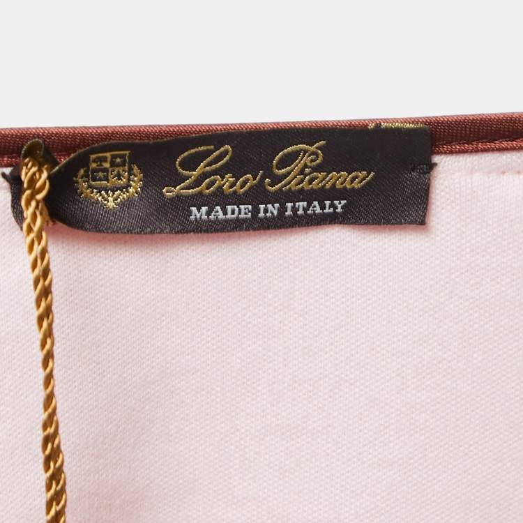 Pre Owned Loro Piana Pink Wool The Gift Of Kings Braidon Jacket M