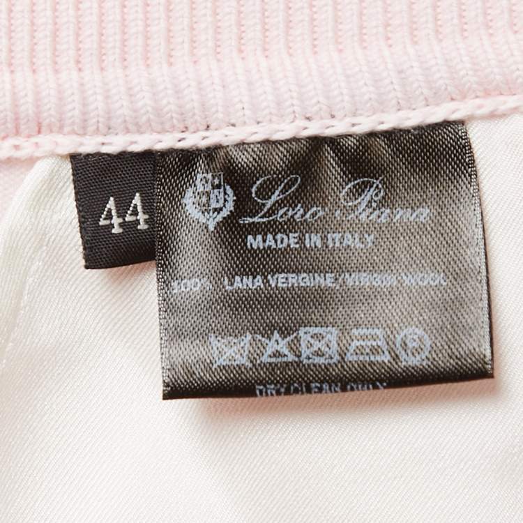 Pre Owned Loro Piana Pink Wool The Gift Of Kings Merano Joggers M 