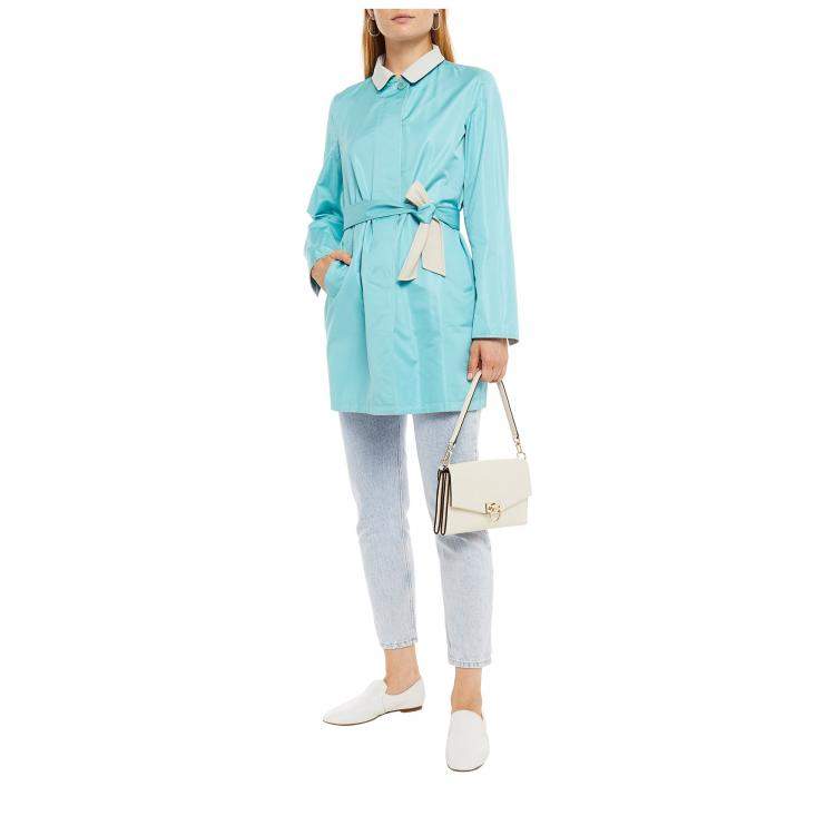 Pre Owned Loro Piana Polyester Trench Coat 44