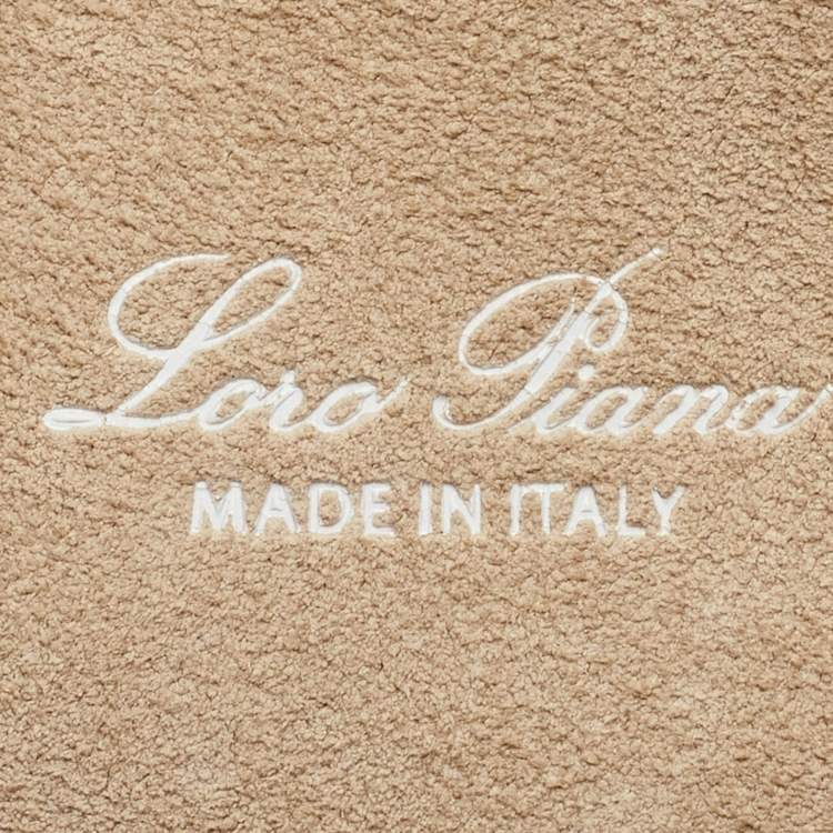 Pre Owned Loro Piana Beige Leather Small Bale Shoulder Bag
