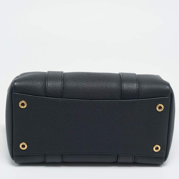 Pre Owned Loro Piana Loom L25 Black Leather Bag