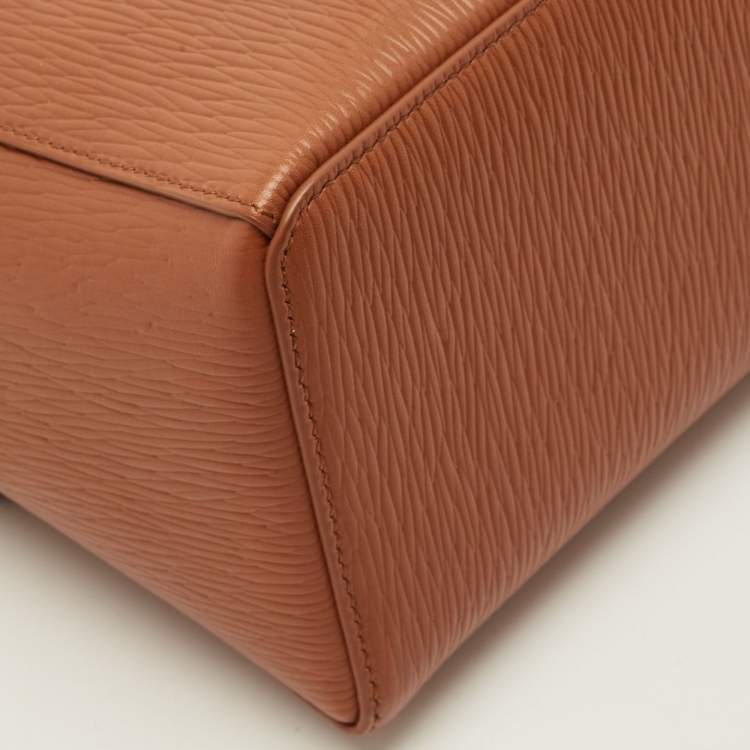 Pre Owned Loro Piana Extra Bag L27 Tan Zibeline Leather Shoulder Bag