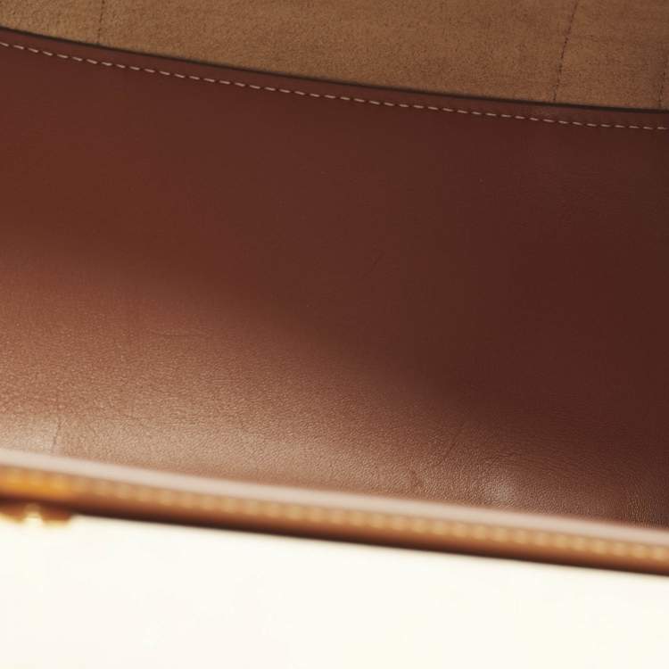 Pre Owned Loro Piana Loom L25 Warm Tan Leather Bag