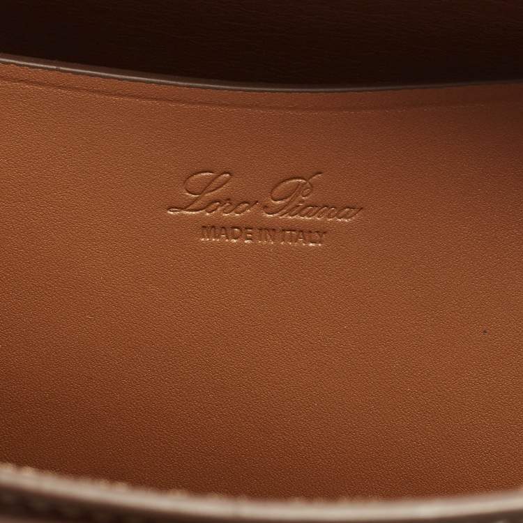 Pre Owned Loro Piana Loom L25 Warm Tan Leather Bag