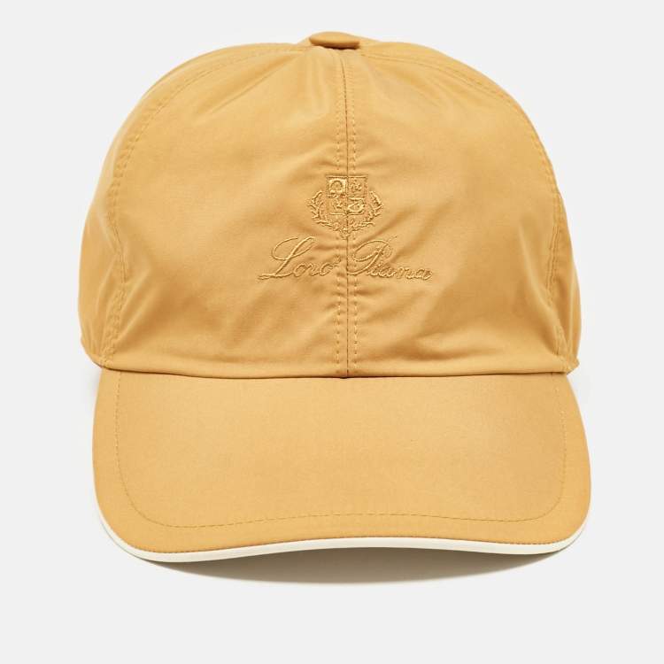 Pre Owned Loro piano Yellow Microfibre-Storm System Baseball Cap S