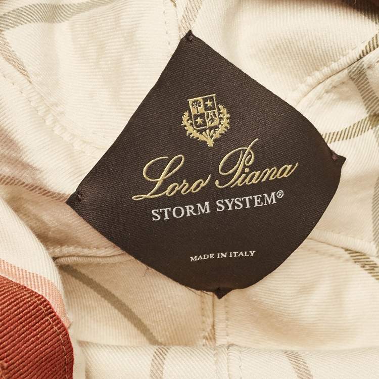 Pre Owned Loro piano Yellow Microfibre-Storm System Baseball Cap S