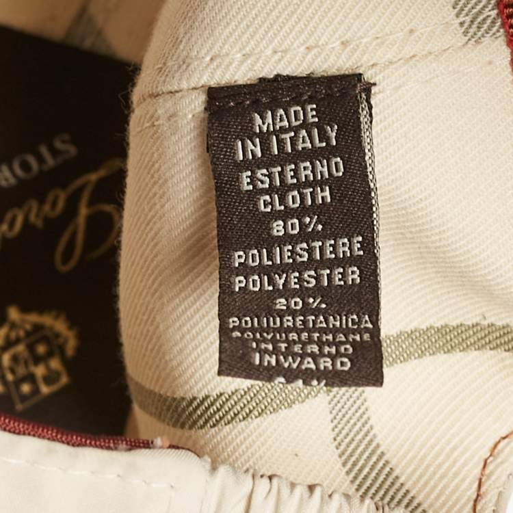 Pre Owned Loro Piano Cream Logo Embroidered Storm System Baseball Cap M 