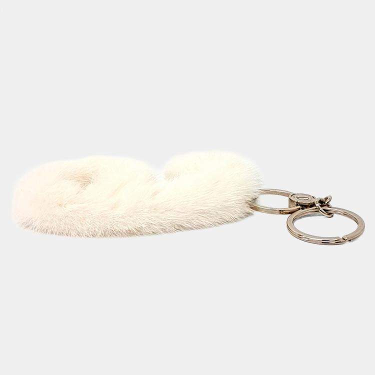 Pre Owned Loro Piana Mink Keychain and Bag Charm