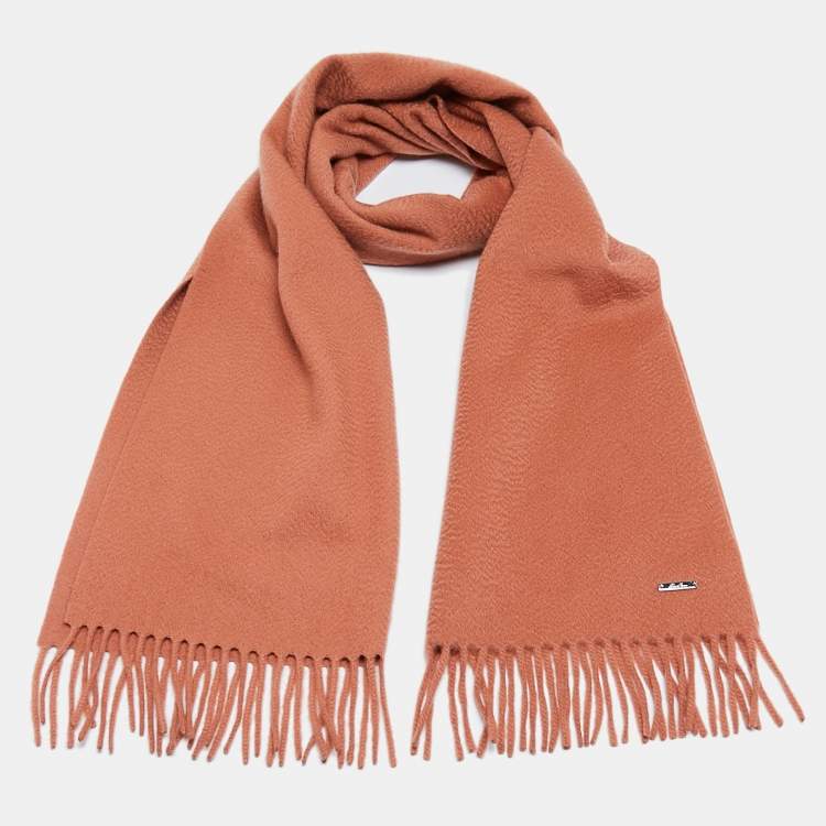 مملوكة مسبقًا Loro Piana Blush Pink Cashmere Muffler 