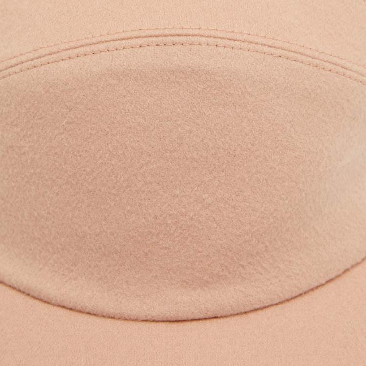 Pre Owned Loro Piana Pink Cashmere Storm System Baseball Cap M