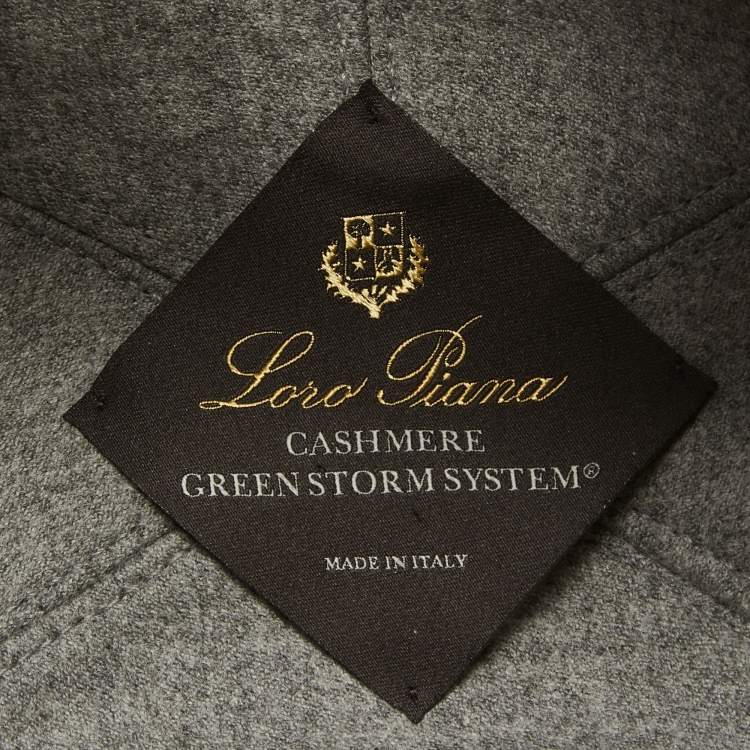 Pre Owned Loro Piana Pink Cashmere Storm System Baseball Cap M
