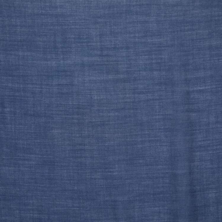 Pre Owned Loro Piana Dark Blue Cashmere & Silk Scarf